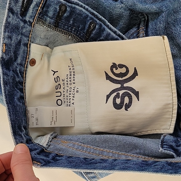 Moussy Vintage Jeans Size 27 Womens Low Rise Loose Fit Straighr Leg - Picture 4 of 9